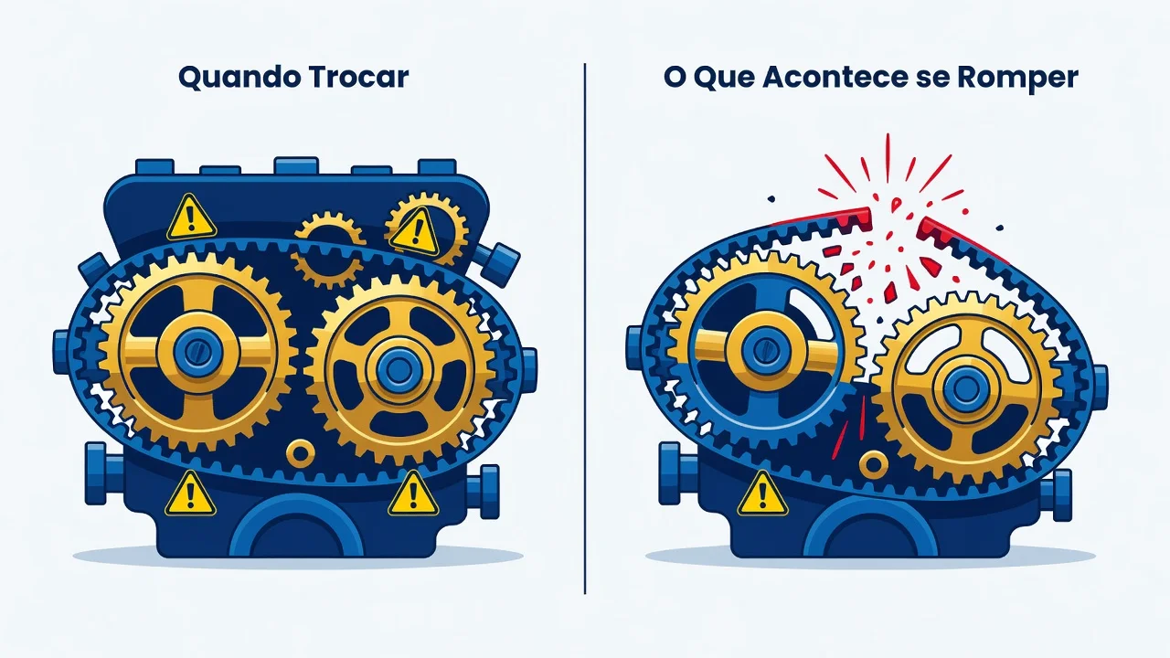 Correia Dentada: Quando Trocar e o Que Acontece se Romper