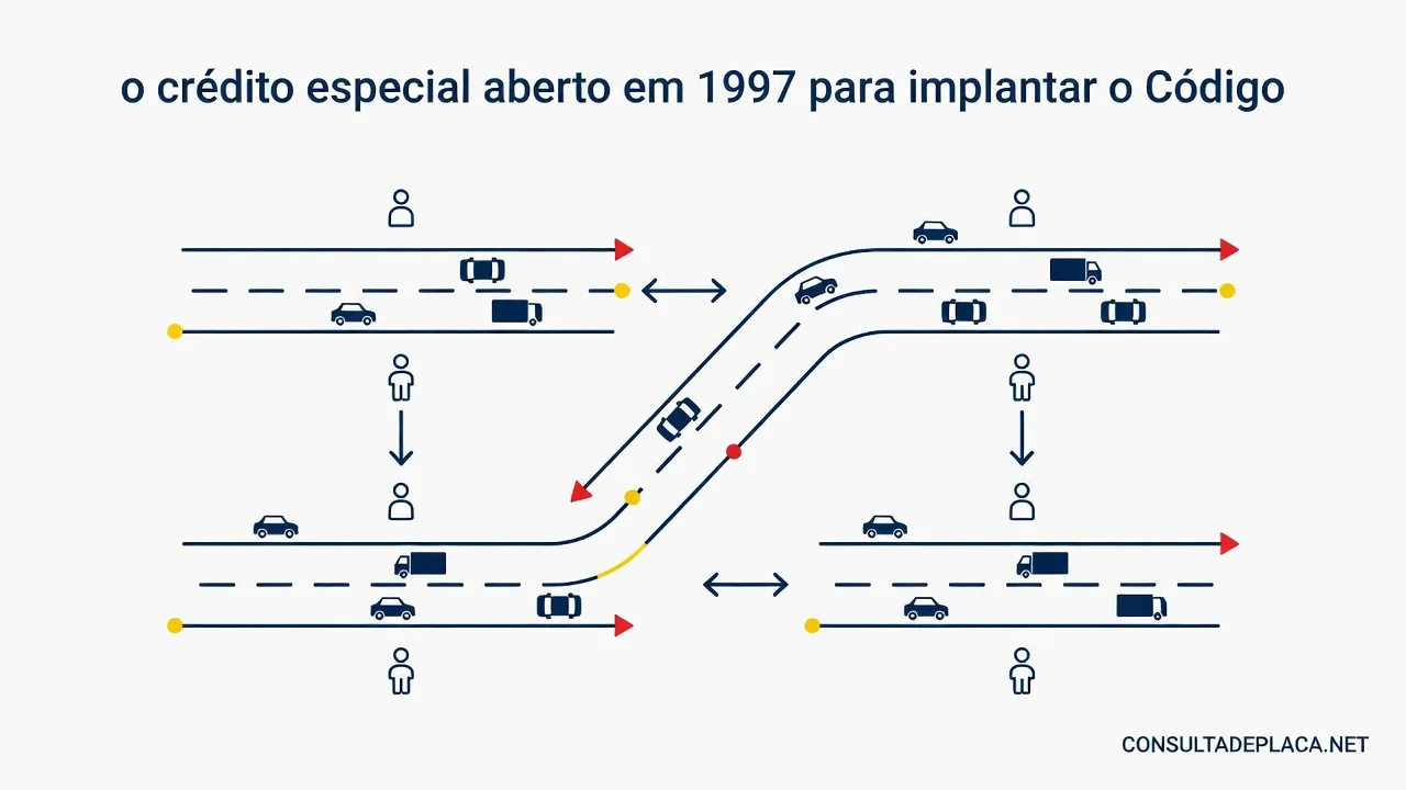 Artigo 339 do CTB: o crédito especial aberto em 1997 para implantar o Código