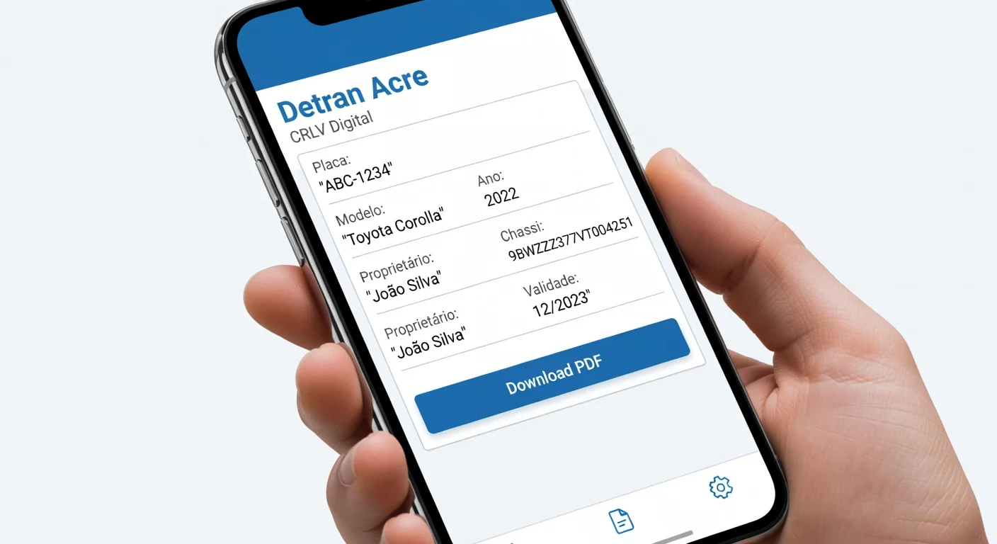 CRLV Digital AC: Como Emitir pelo App Detran em 2026