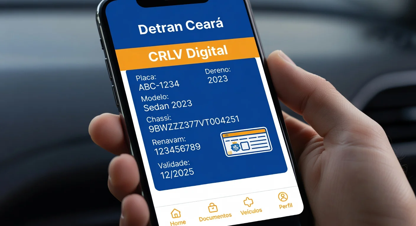 CRLV Digital CE: Como Emitir pelo App Detran em 2026