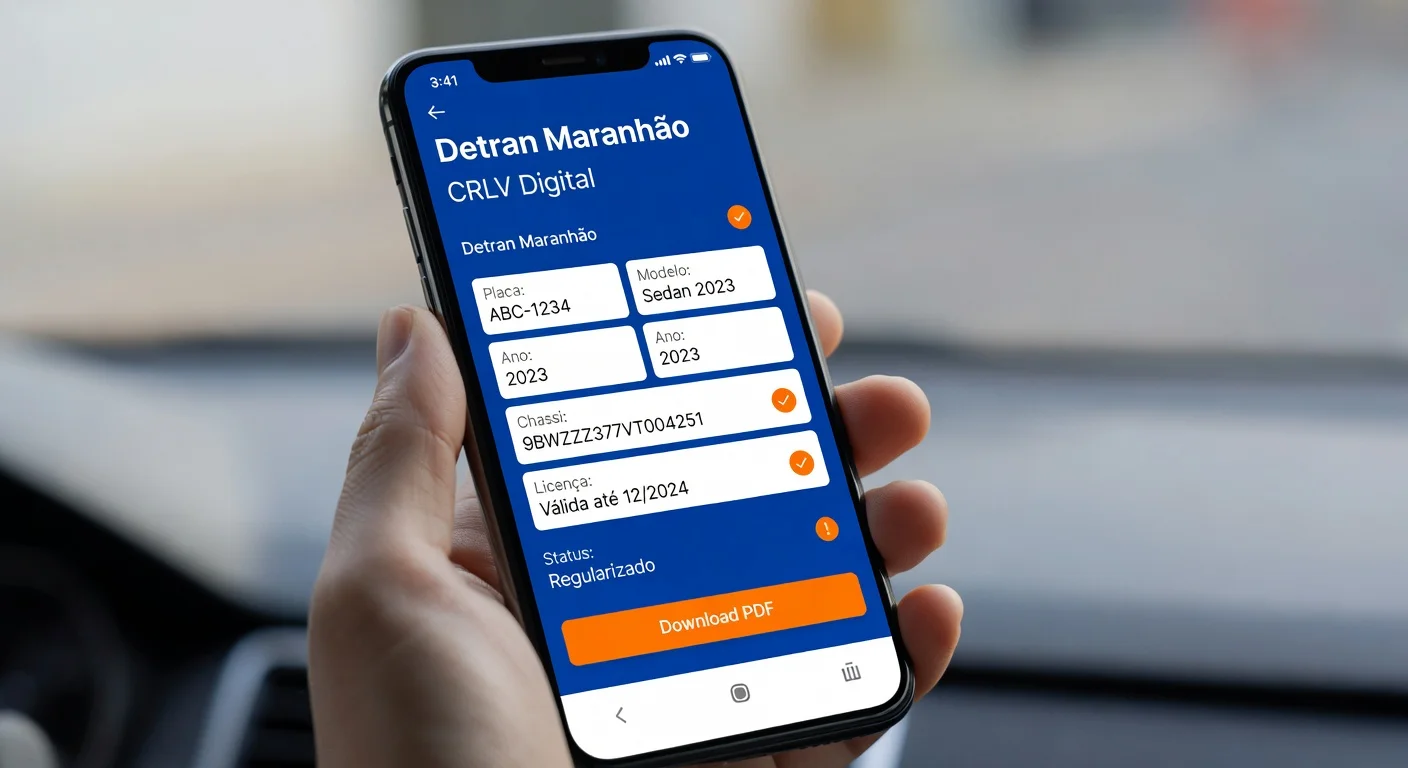 CRLV Digital MA: Como Emitir pelo App Detran em 2026