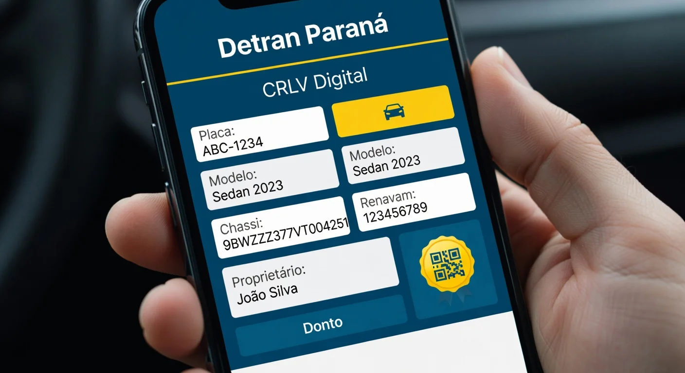 CRLV Digital PR: Como Emitir pelo App Detran em 2026