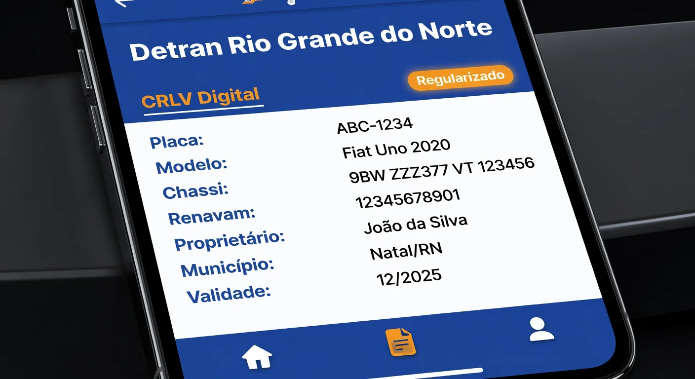 CRLV Digital RN: Como Emitir pelo App Detran em 2026