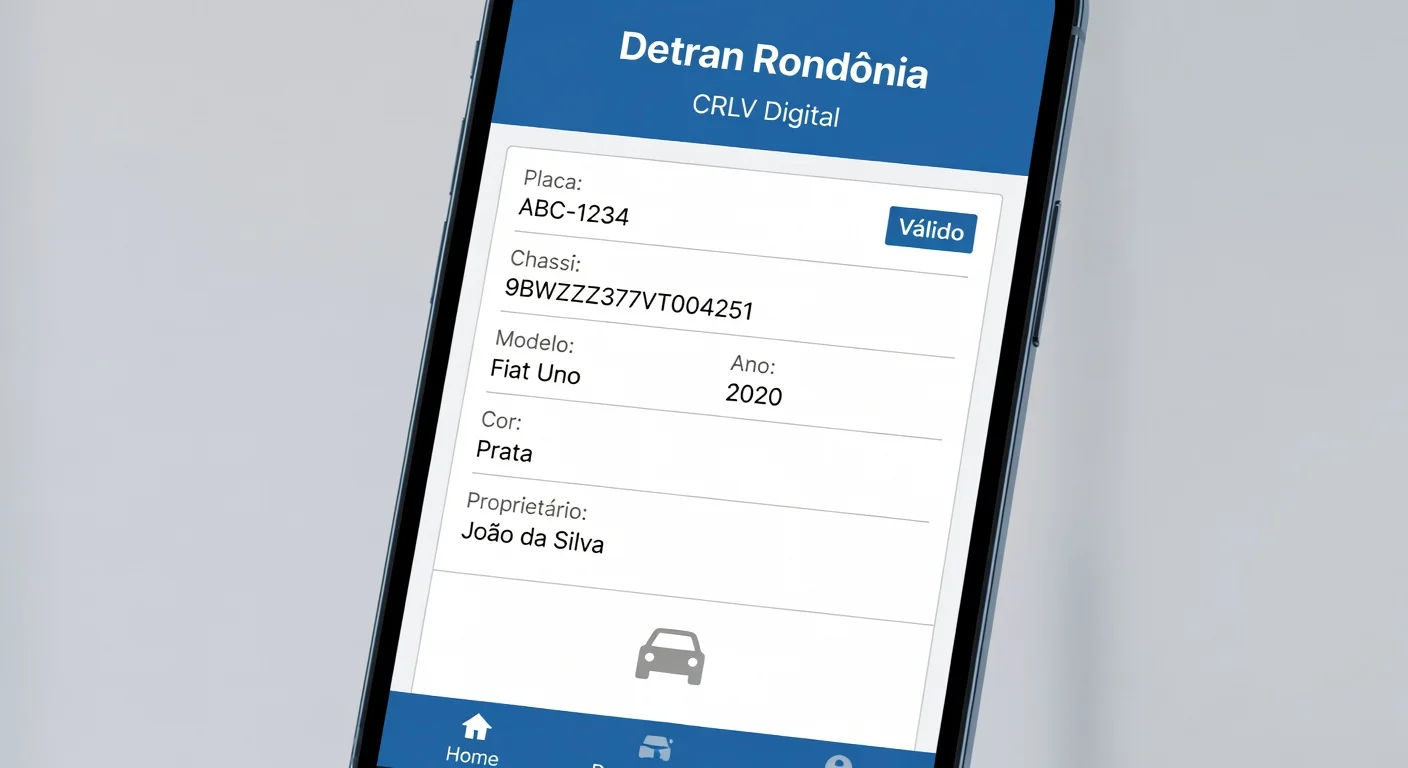 CRLV Digital RO: Como Emitir pelo App Detran em 2026