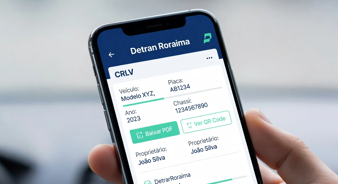 CRLV Digital RR: Como Emitir pelo App Detran em 2026