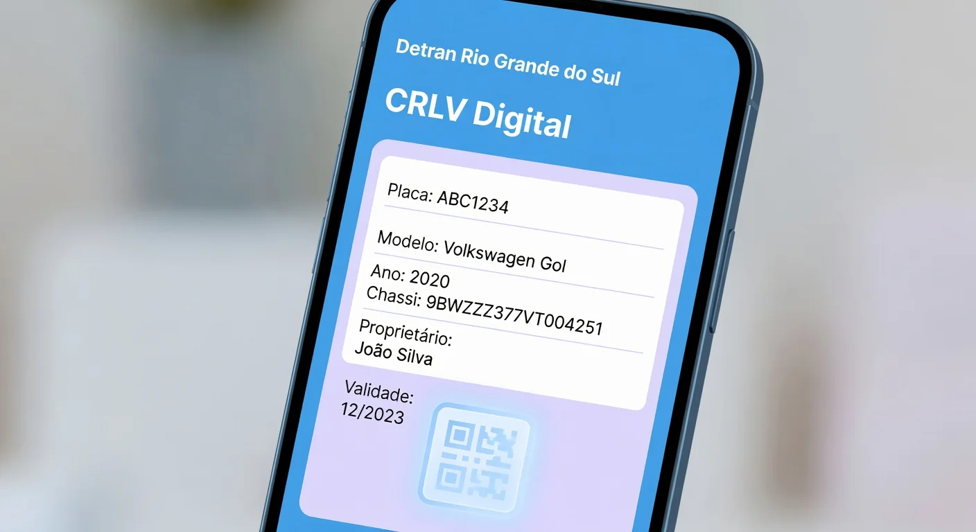 CRLV Digital RS: Como Emitir pelo App Detran em 2026