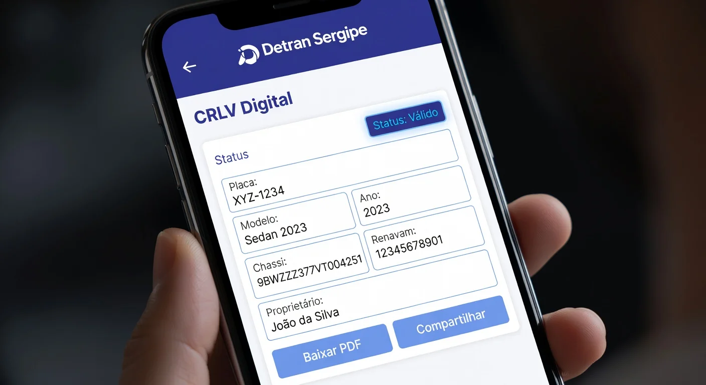 CRLV Digital SE: Como Emitir pelo App Detran em 2026