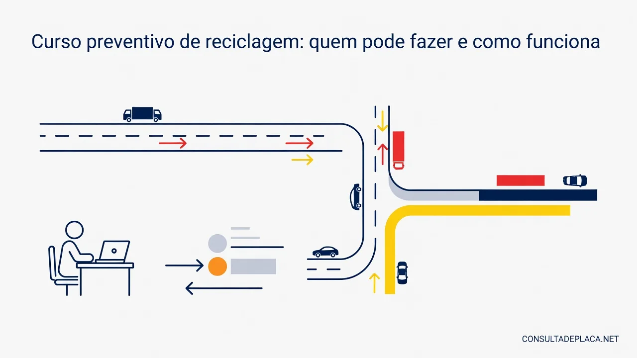 Curso preventivo de reciclagem: quem pode fazer e como funciona