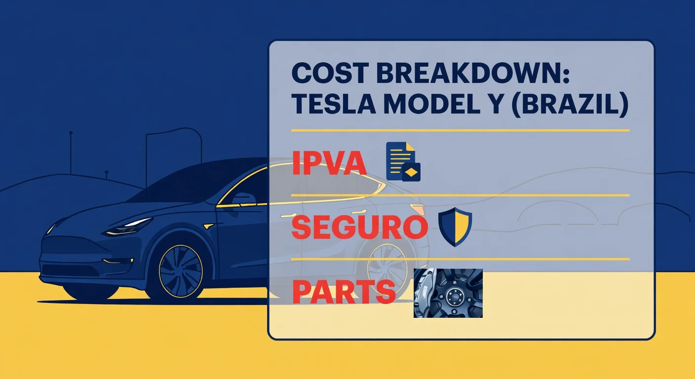 Custo Anual de Manter um Tesla no Brasil em 2026: Tudo Incluído