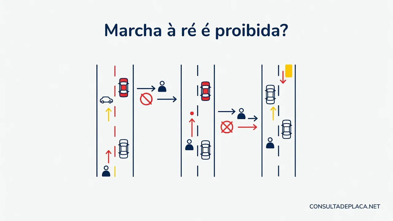 Marcha à ré é proibida? O que diz o artigo 194 do CTB