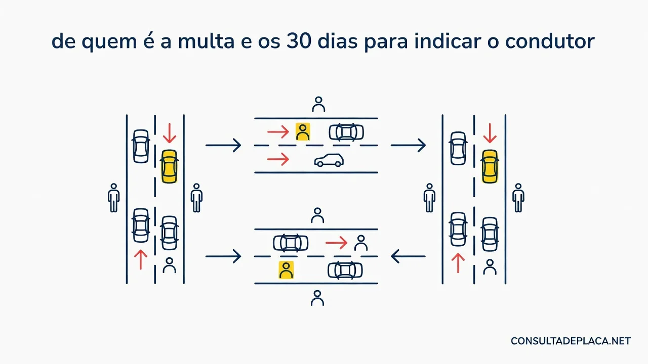 Artigo 257 do CTB: de quem é a multa e os 30 dias para indicar o condutor