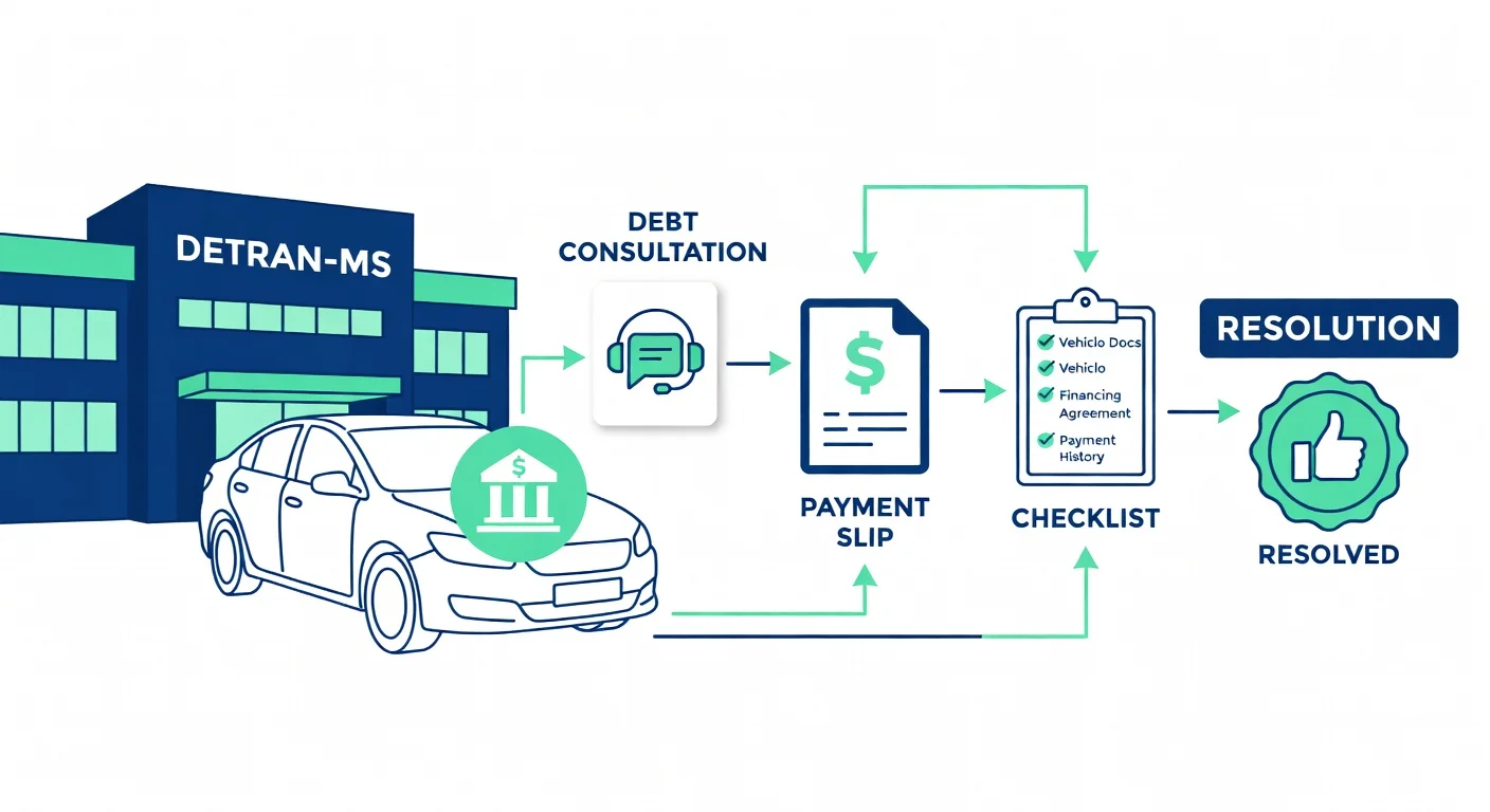 Débitos Veículo Financiado MS: Como Consultar e Quitar
