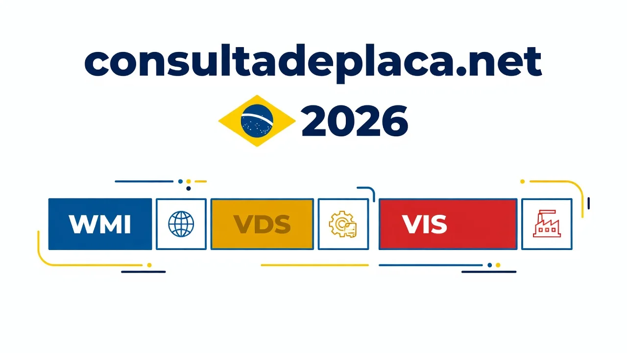 Decodificar Chassi (VIN): O Que São os 17 Dígitos em 2026