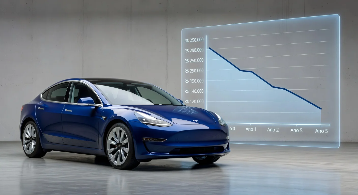 Depreciação de Carro Elétrico no Brasil em 2026