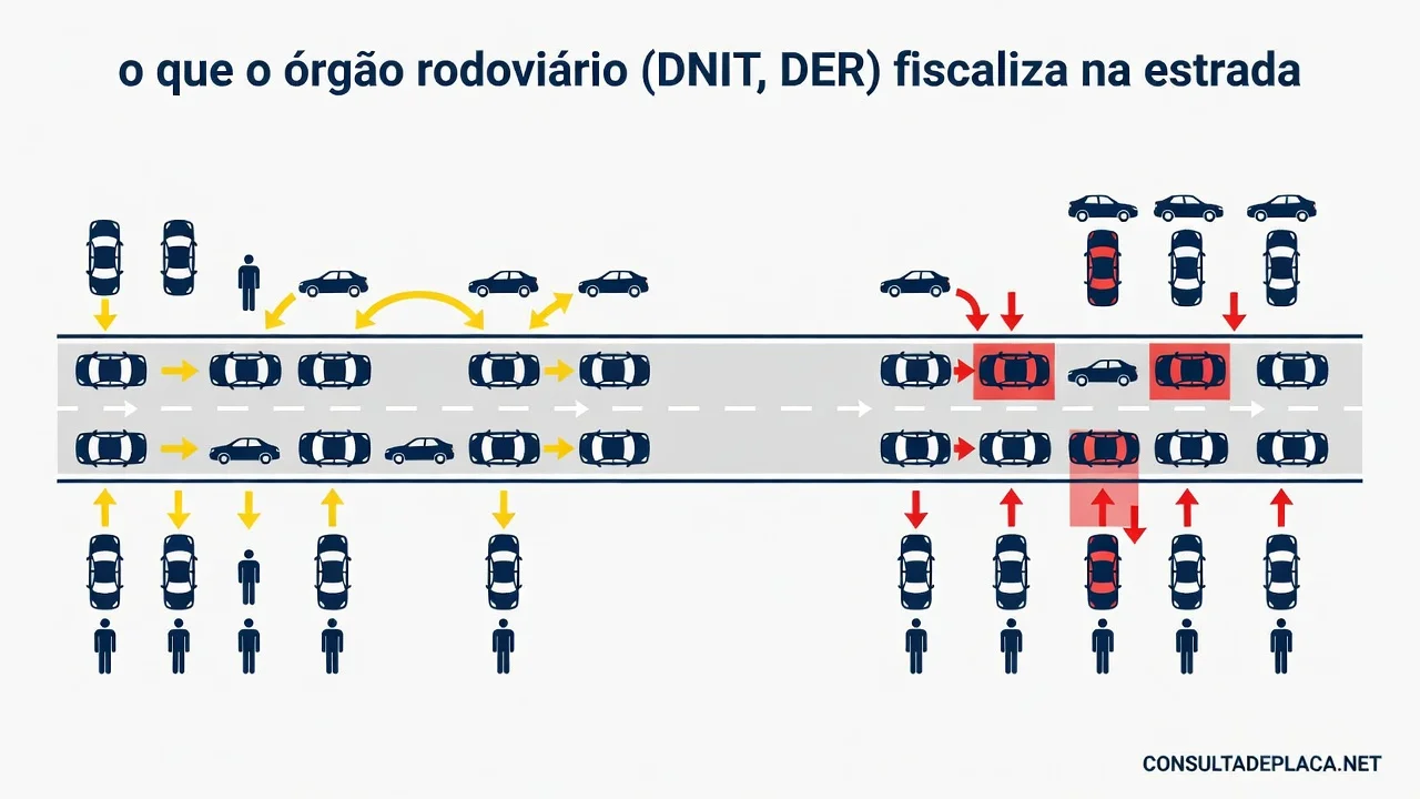 Artigo 21 do CTB: o que o órgão rodoviário (DNIT, DER) fiscaliza na estrada
