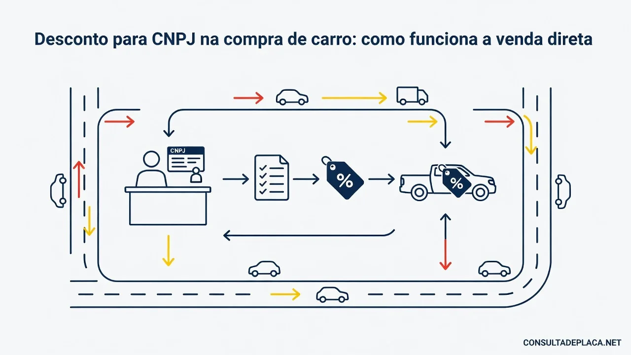 Desconto para CNPJ na compra de carro: como funciona a venda direta