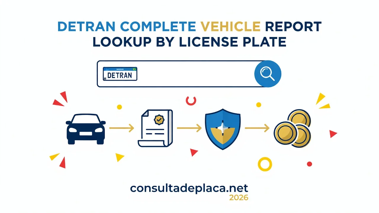 DETRAN Consulta Completa do Veículo pela Placa 2026