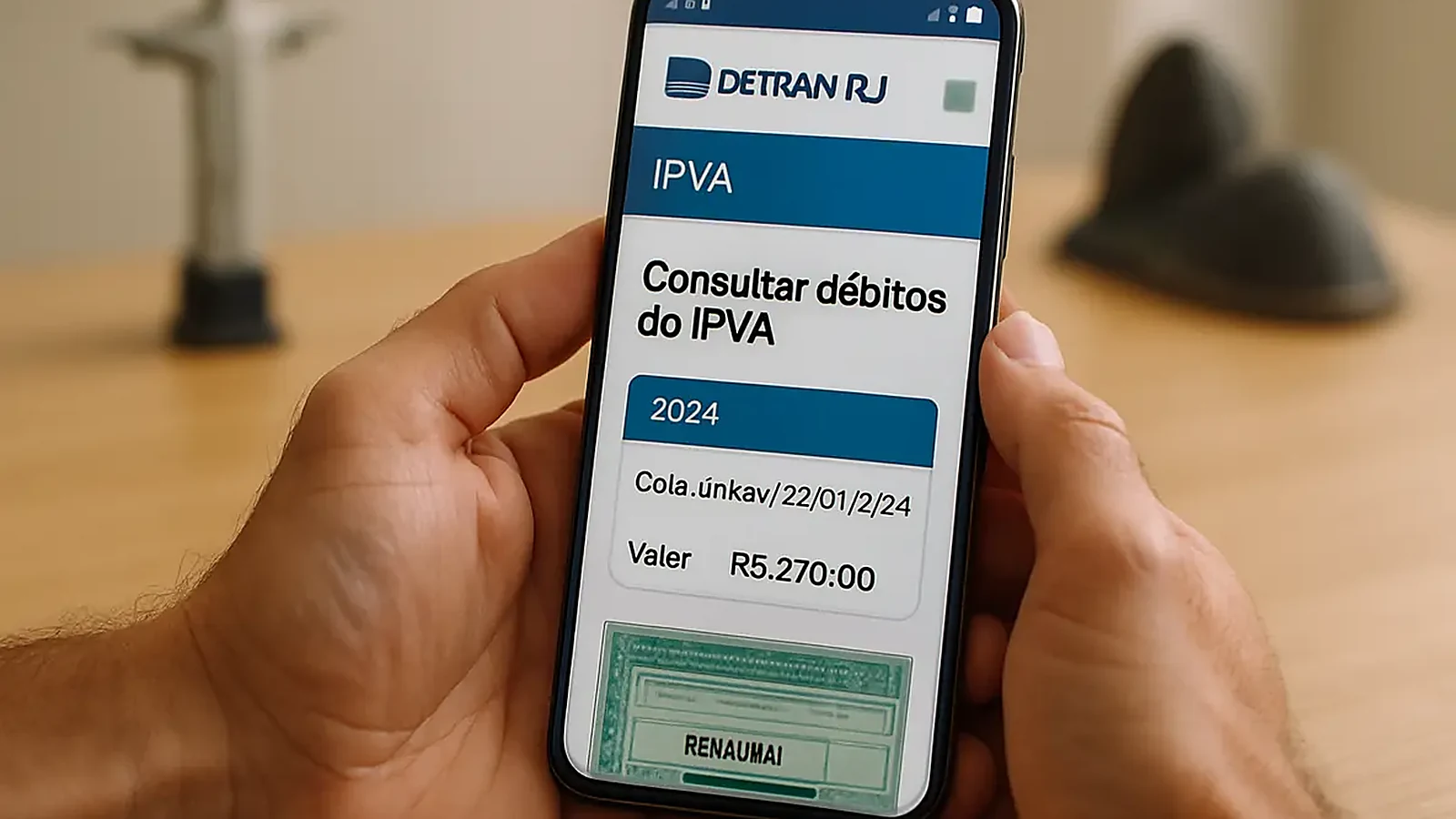 IPVA RJ pelo RENAVAM 2026: Consulte e Pague no Detran.RJ
