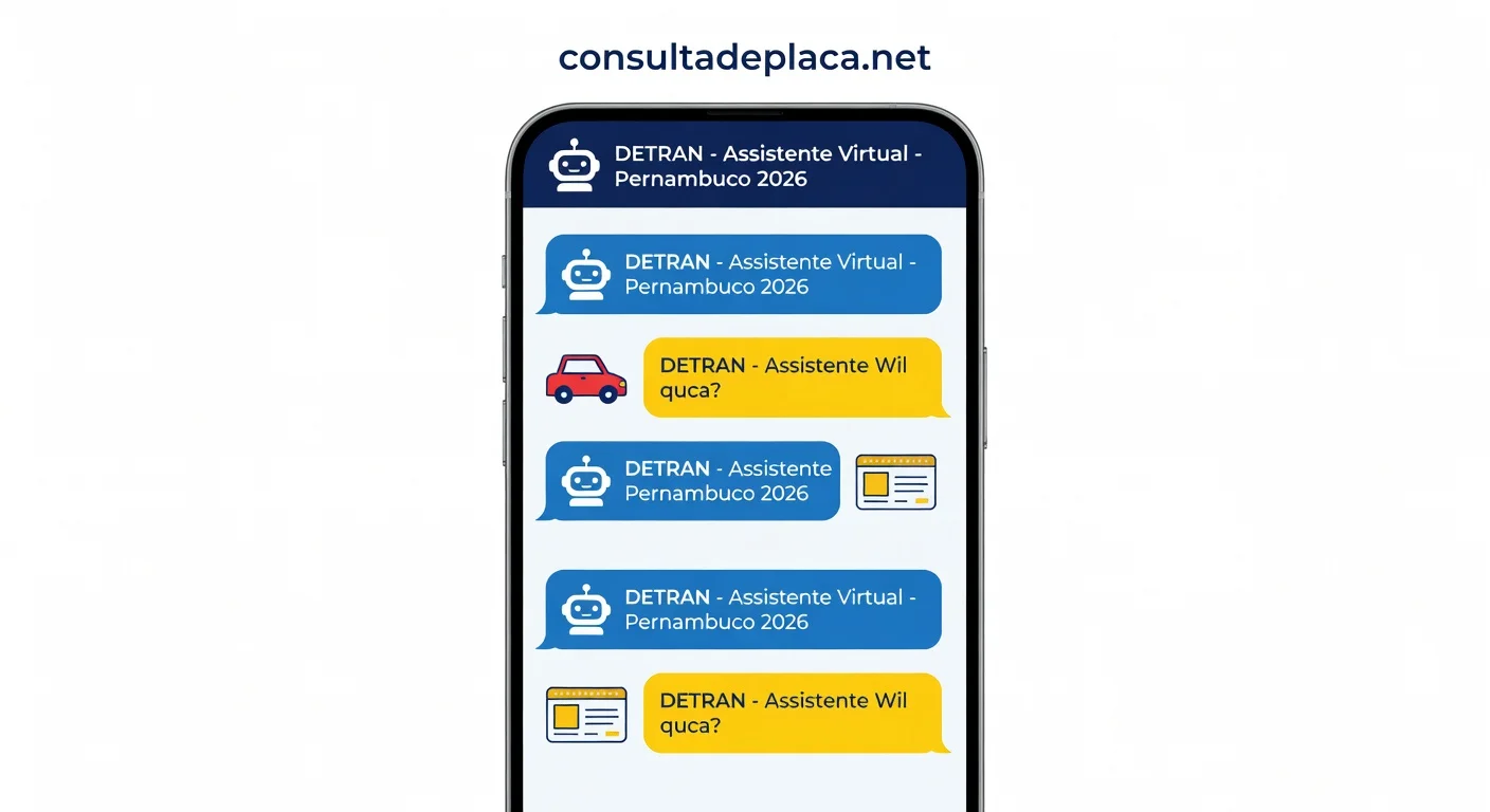 DETRAN Pernambuco no WhatsApp 2026: Número Oficial, Chatbot e Atendimento Digital