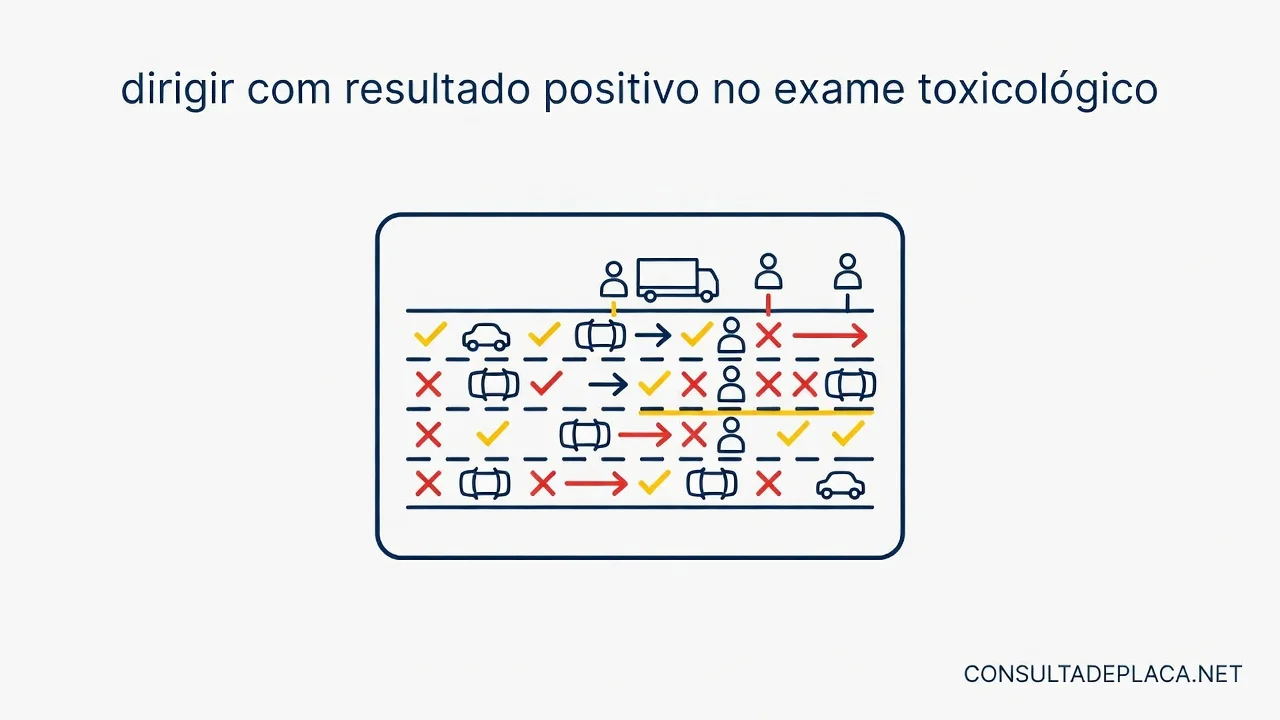 Artigo 165-C do CTB: dirigir com resultado positivo no exame toxicológico