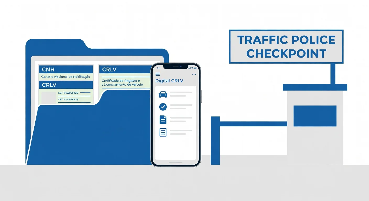 Documentos obrigatórios para andar com o carro 2026: tudo o que precisa