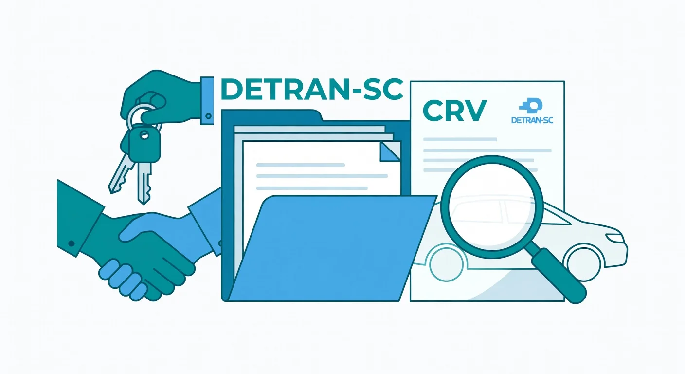 Documentos para Transferência de Veículo SC: Lista Completa DETRAN-SC 2026