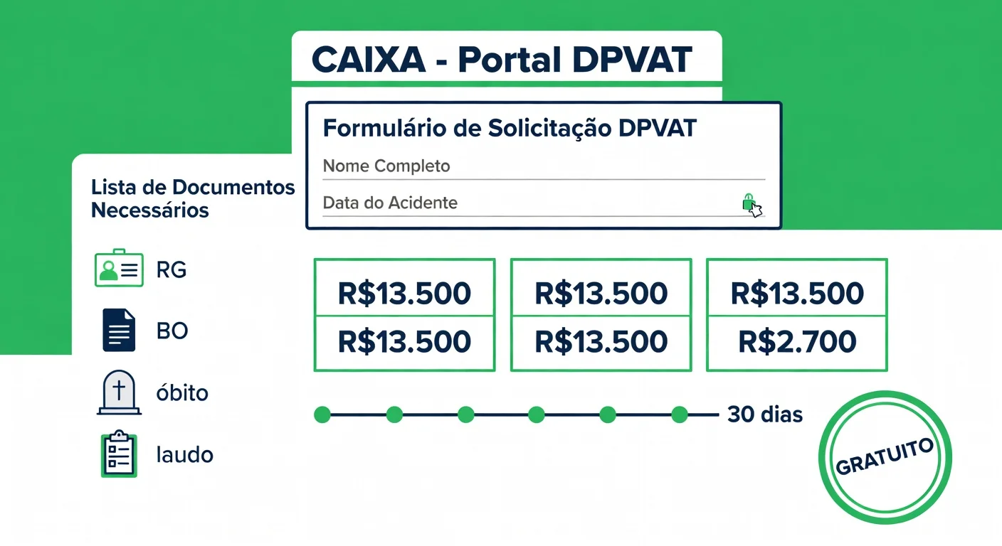 Indenização DPVAT 2026: quem tem direito e como solicitar