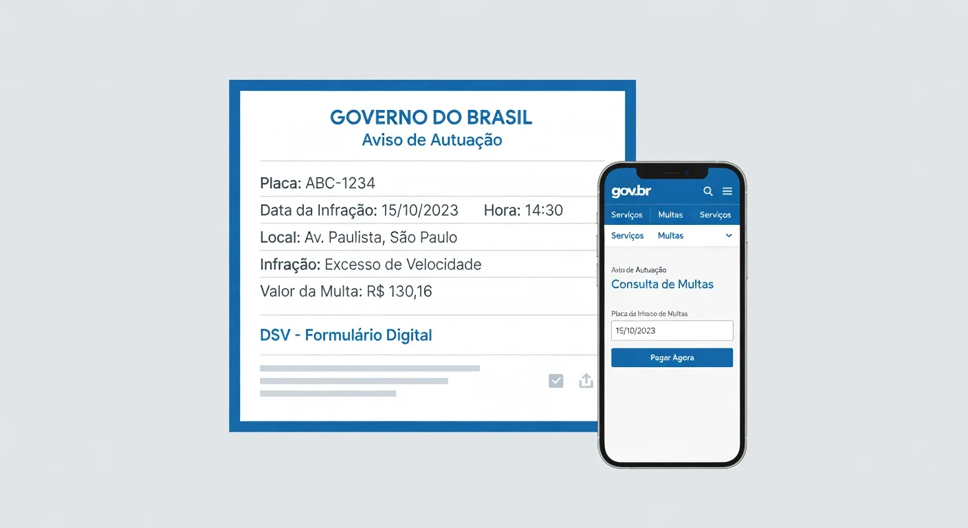 DSV Digital: como transferir pontos de multa para o condutor infrator