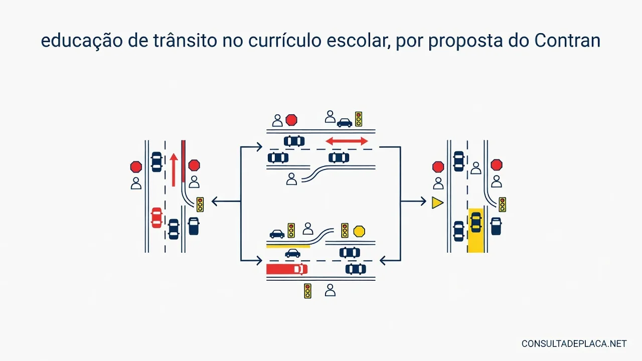 Artigo 315 do CTB: educação de trânsito no currículo escolar, por proposta do Contran