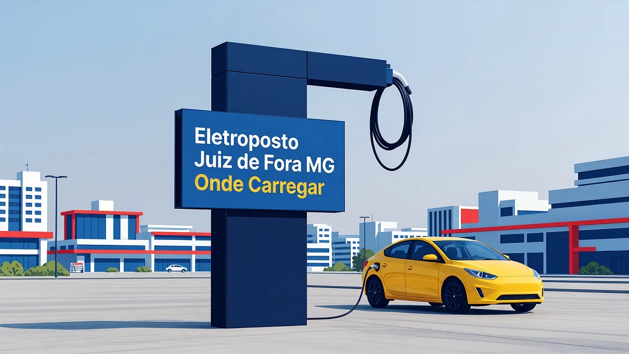 Eletroposto Juiz de Fora MG Onde Carregar