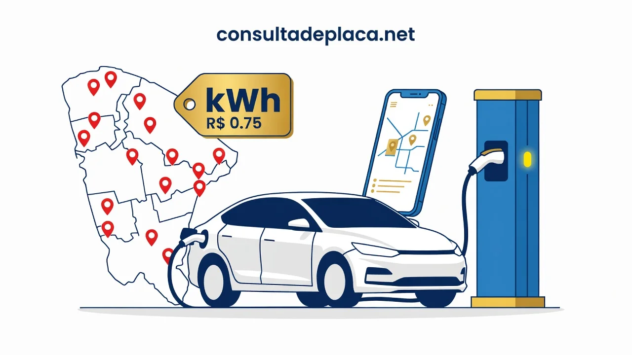 Eletropostos Ceará 2026: Mapa de Recarga, Redes e Preço do kWh