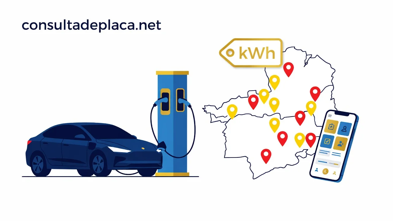 Eletropostos Distrito Federal 2026: Mapa de Recarga, Redes e Preço do kWh