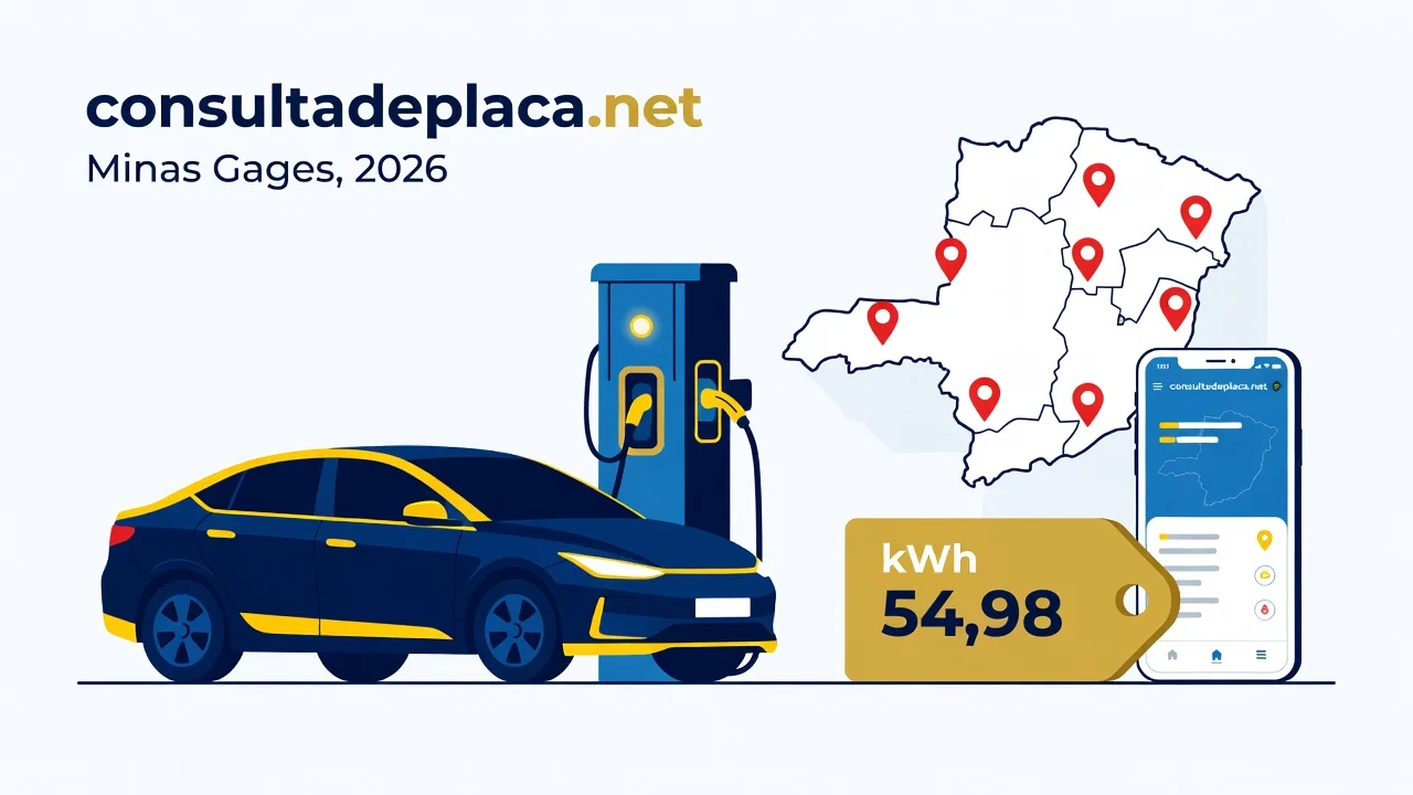 Eletropostos Minas Gerais 2026: Mapa de Recarga, Redes e Preço do kWh