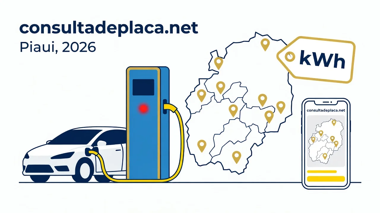 Eletropostos Piauí 2026: Mapa de Recarga, Redes e Preço do kWh