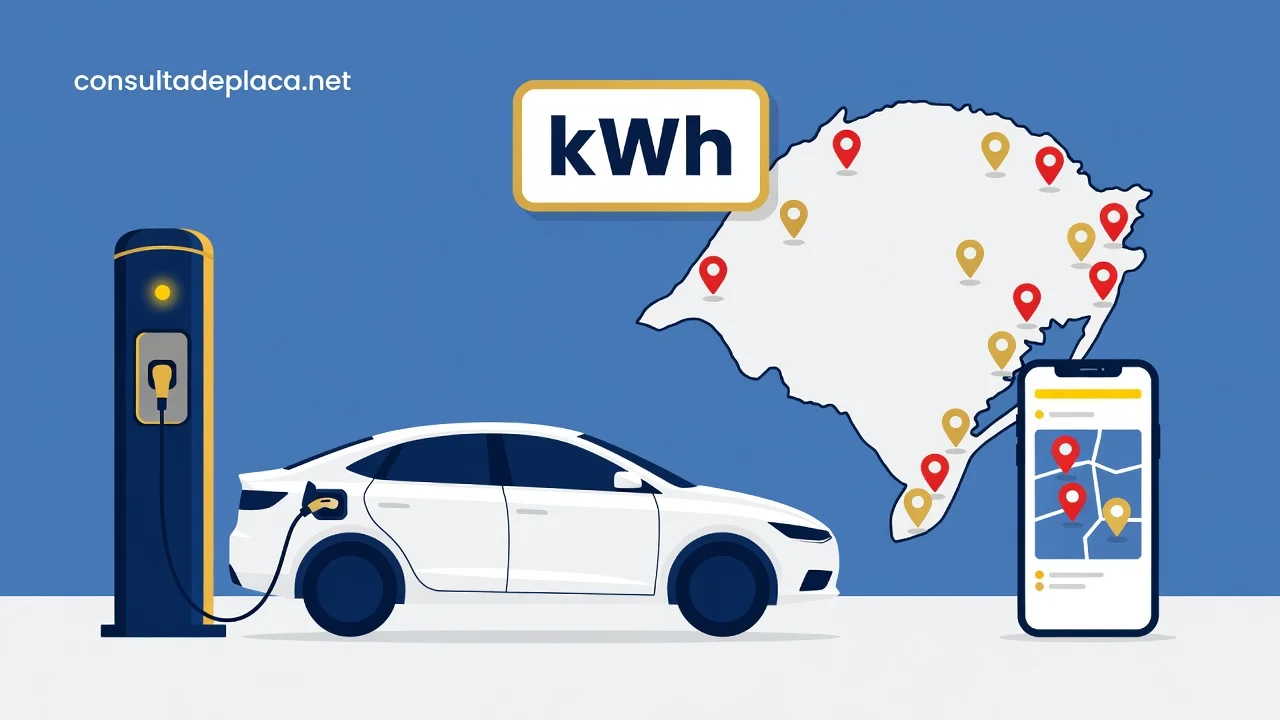 Eletropostos Rio Grande do Sul 2026: Mapa de Recarga, Redes e Preço do kWh