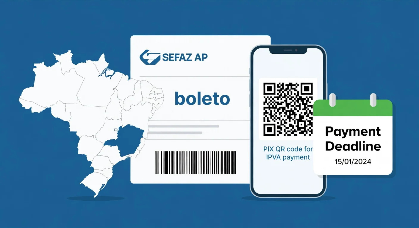 Como emitir boleto IPVA Amapá 2026: passo a passo SEFAZ-AP