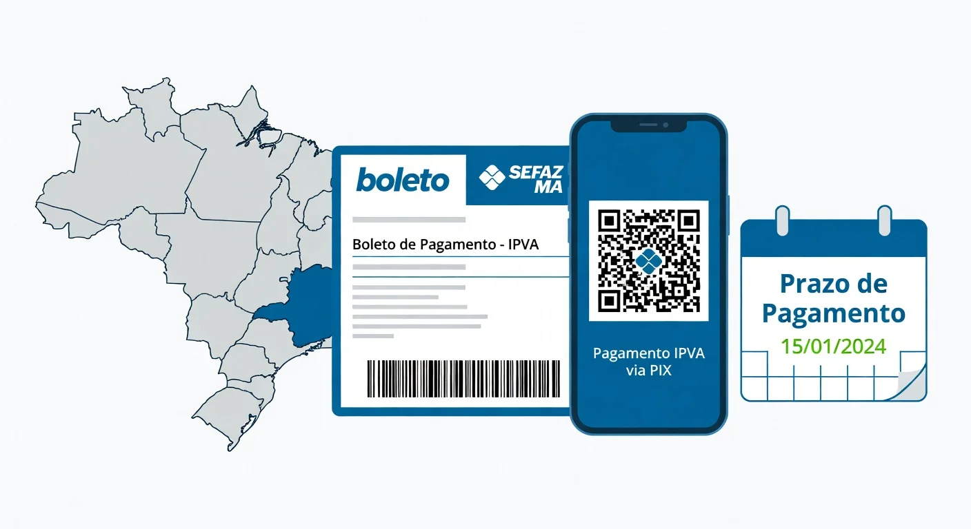 Como emitir boleto IPVA Maranhão 2026: passo a passo SEFAZ-MA