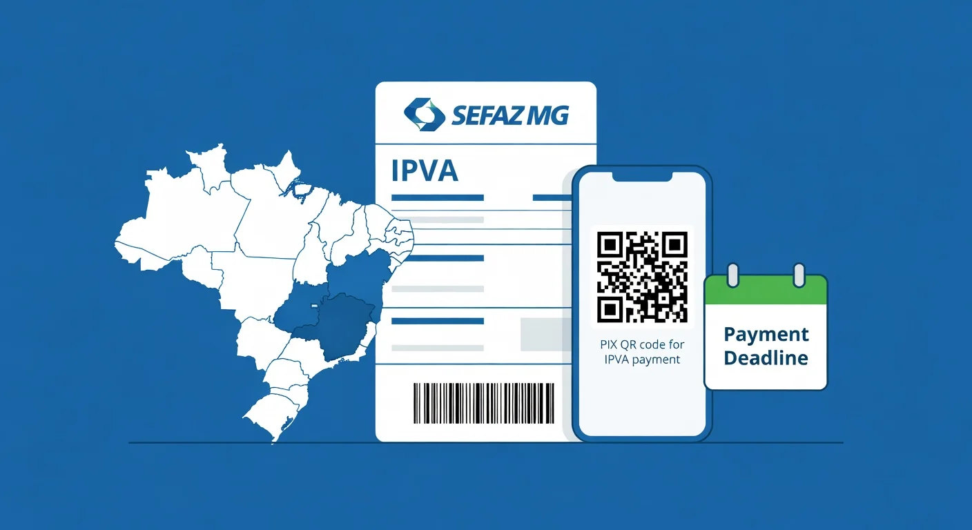 Como emitir boleto IPVA Minas Gerais 2026: passo a passo SEF-MG / DETRAN-MG