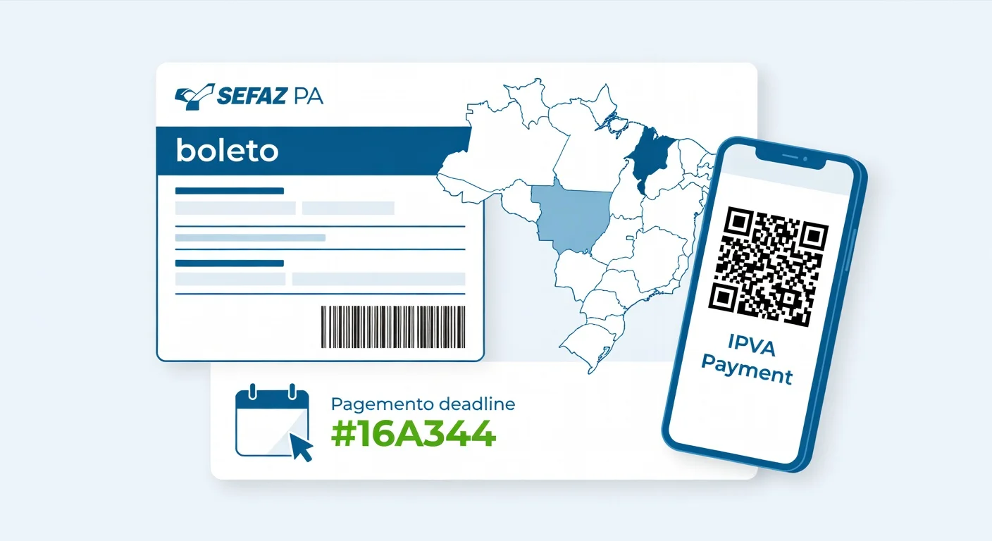 Como emitir boleto IPVA Pará 2026: passo a passo SEFAZ-PA