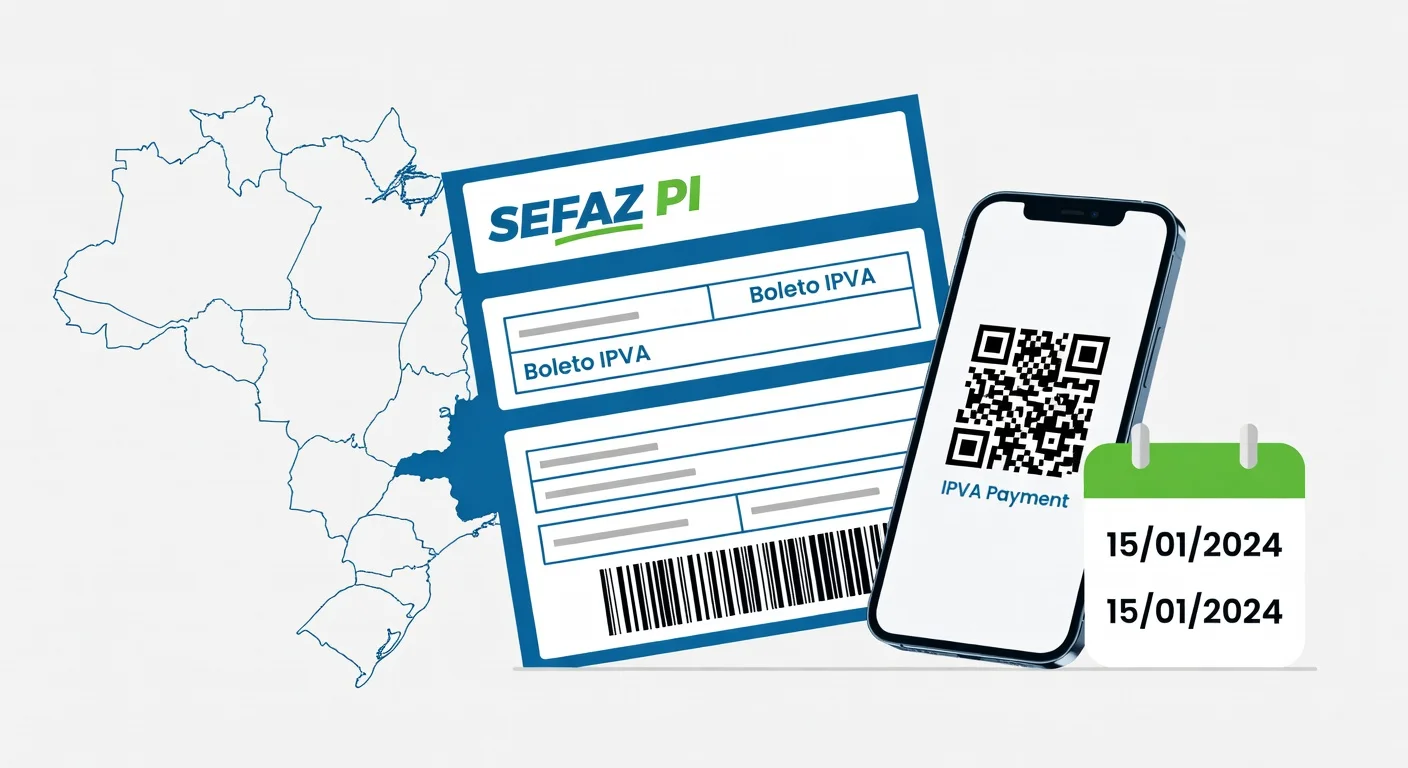 Como emitir boleto IPVA Piauí 2026: passo a passo SEFAZ-PI
