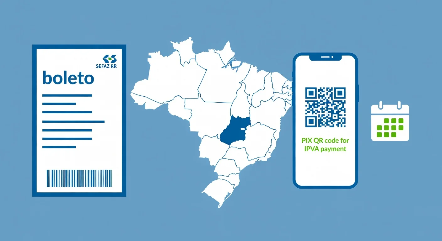 Como emitir boleto IPVA Roraima 2026: passo a passo SEFAZ-RR
