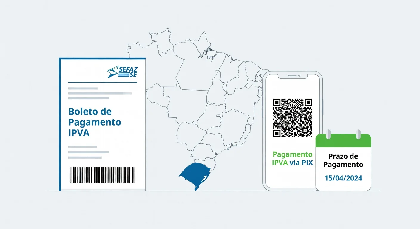 Como emitir boleto IPVA Sergipe 2026: passo a passo SEFAZ-SE