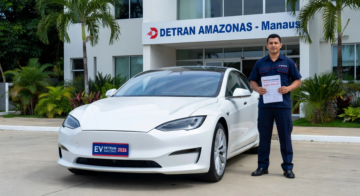 Emplacamento de Carro Elétrico em Amazonas 2026: Custo