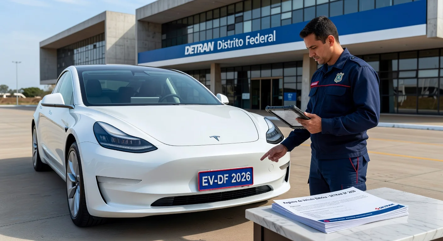 Emplacamento de Carro Elétrico em Distrito Federal 2026: Custo