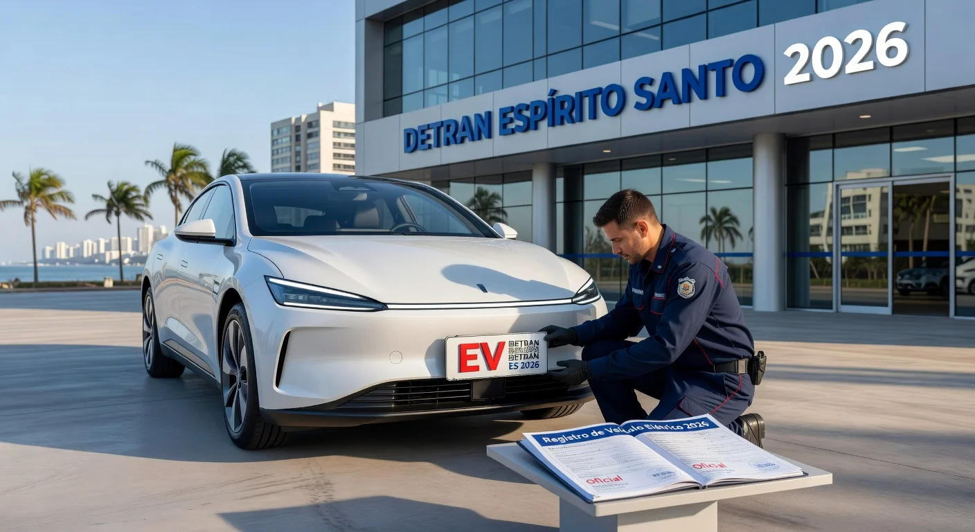 Emplacamento de Carro Elétrico em Espírito Santo 2026: Custo