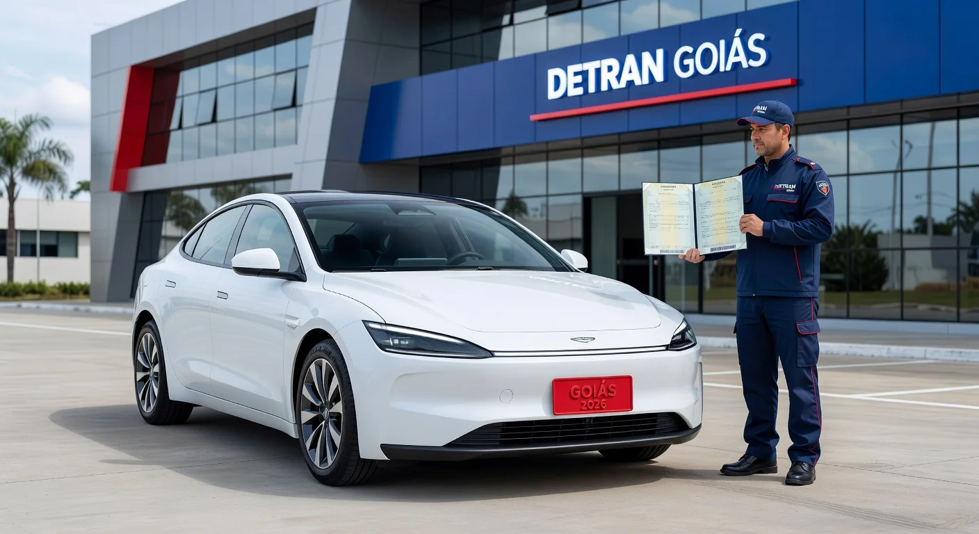 Emplacamento de Carro Elétrico em Goiás 2026: Custo
