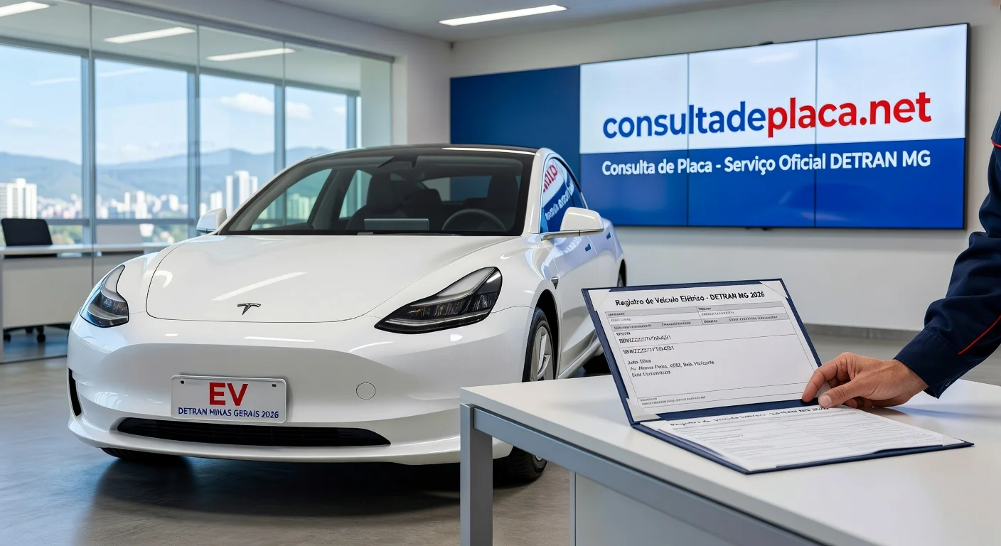 Emplacamento de Carro Elétrico em Minas Gerais 2026: Custo