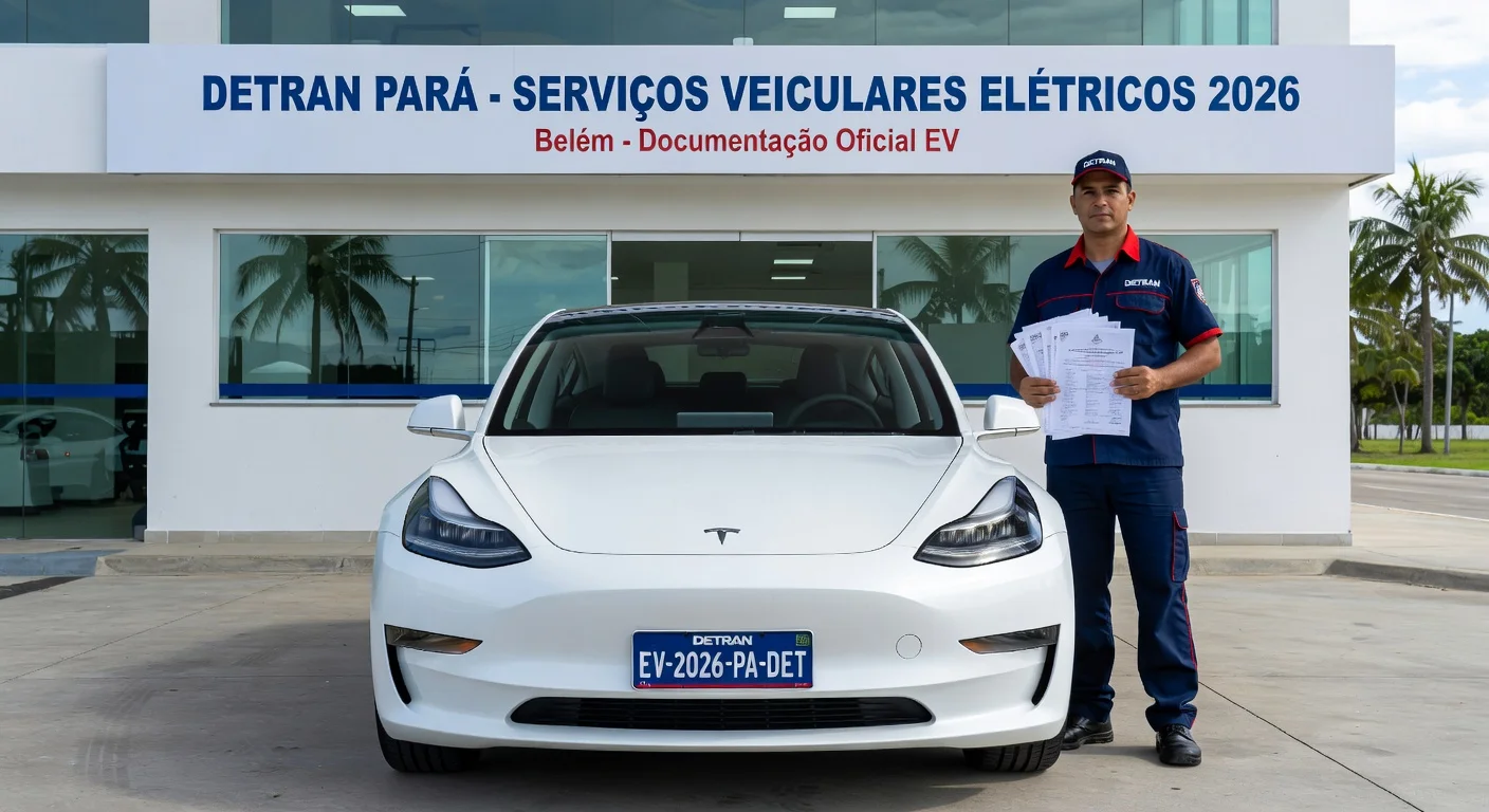 Emplacamento de Carro Elétrico em Pará 2026: Custo