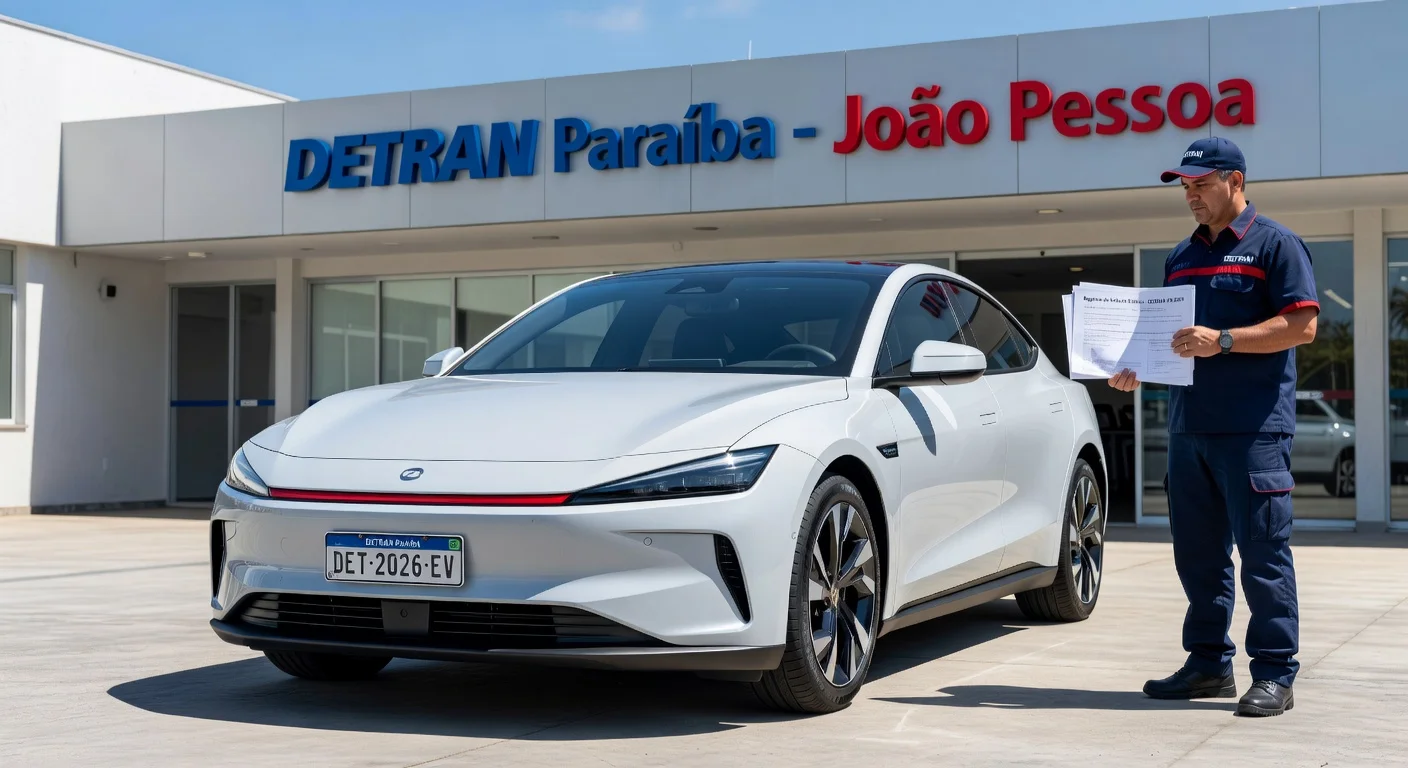 Emplacamento de Carro Elétrico em Paraíba 2026: Custo