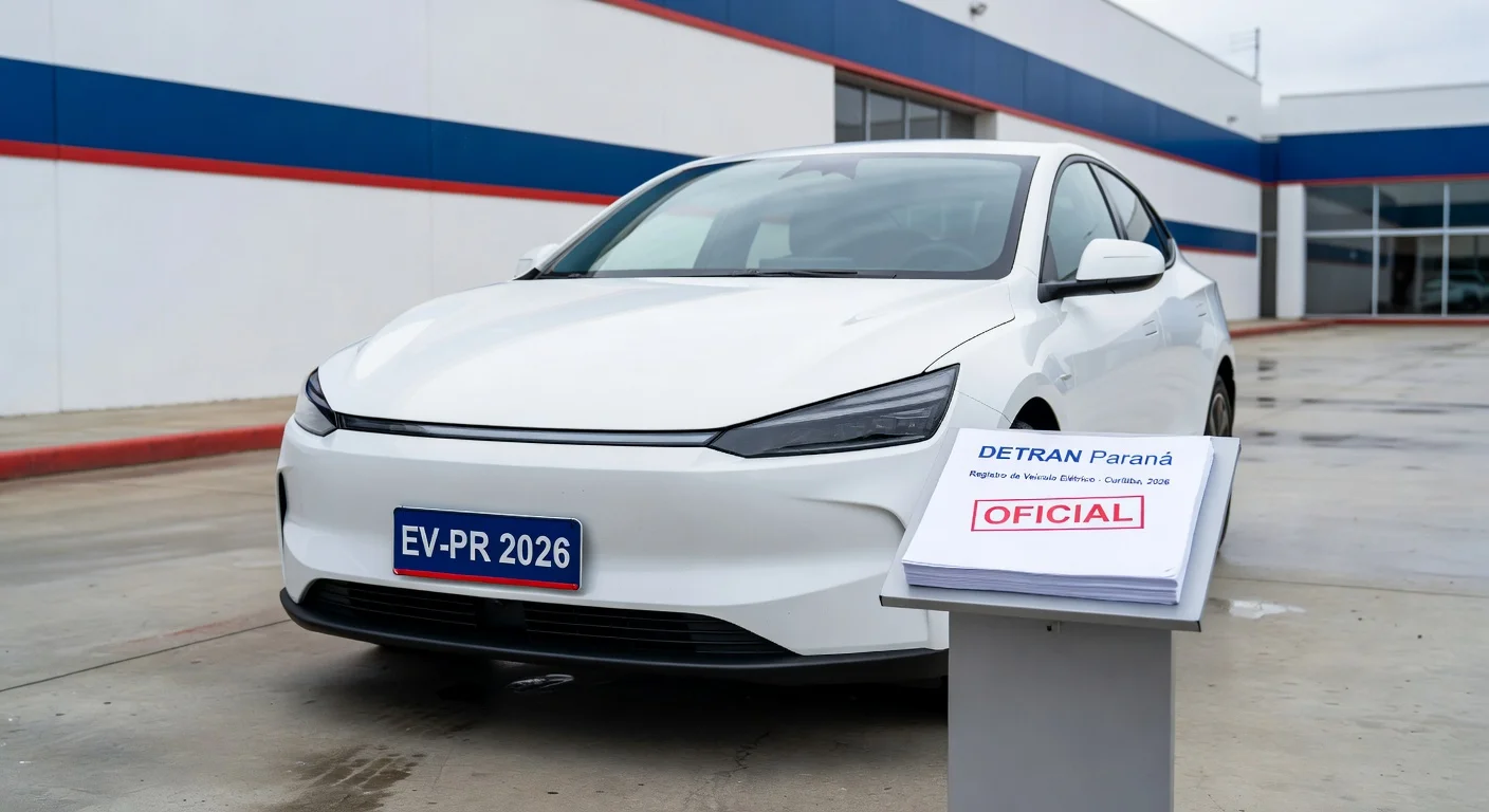 Emplacamento de Carro Elétrico em Paraná 2026: Custo